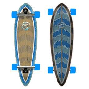 Santa Cruz Santa Cruz Pintail Stipple Wave Dot Stipple Wave Dot 9.2 X 33 Longboard Cruiser - 27 to 32 Inches