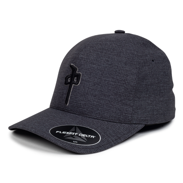 RDS RDS Men's Flexfit Delta Hat Heather/Black/Grey S/M Mens Hats Curved Brim
