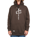 RDS RDS Men's CDN Angler Hoodie Brown L Mens Pullover Hoodies
