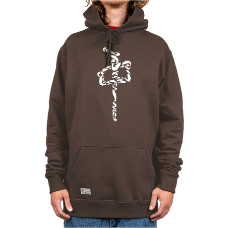 RDS RDS Men's CDN Angler Hoodie Brown L Mens Pullover Hoodies