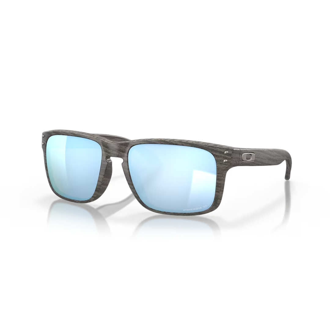 Oakley Oakley Holbrook Sunglasses - Woodgrain Prizm Shallow Water Polarized Mens Sunglasses Lifestyle