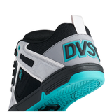 DVS DVS Men's Comanche Skate Shoes - Grey Black Teal Suede Grey Black Teal Suede 10 Mens Skate Shoes 6 to 18