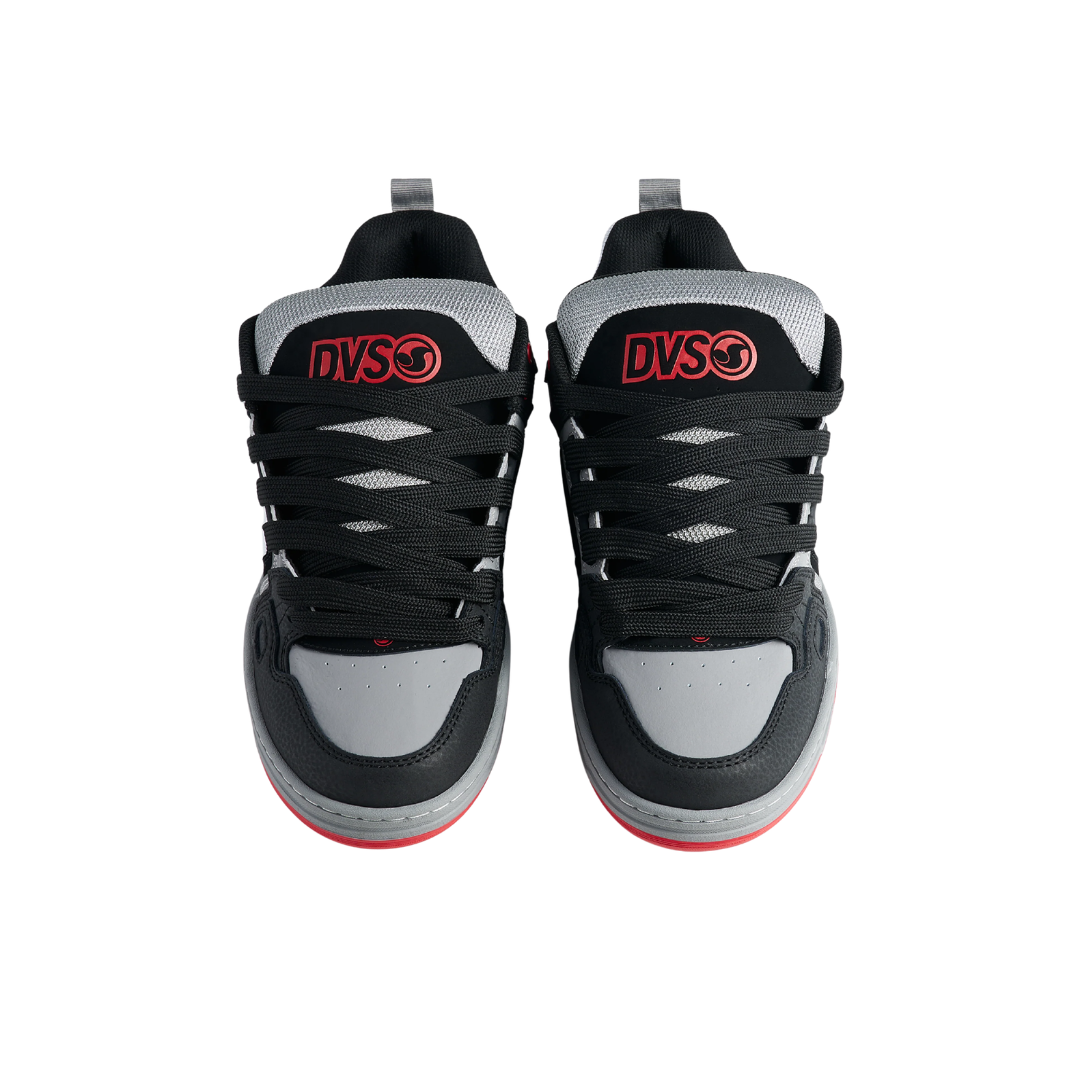 DVS DVS Men's Comanche Skate Shoes - Black White Charcoal Nubuck Black White Charcoal Nubuck 9 Mens Skate Shoes 6 to 18