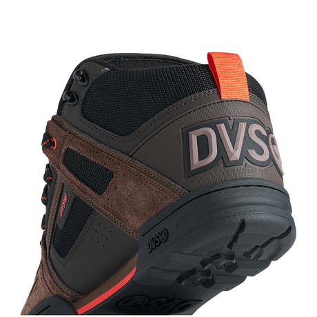 DVS DVS Men's Comanche Boot - Coffee Black Orange Suede Coffee Black Orange Suede 10 Mens Winter Boots 6 to 18