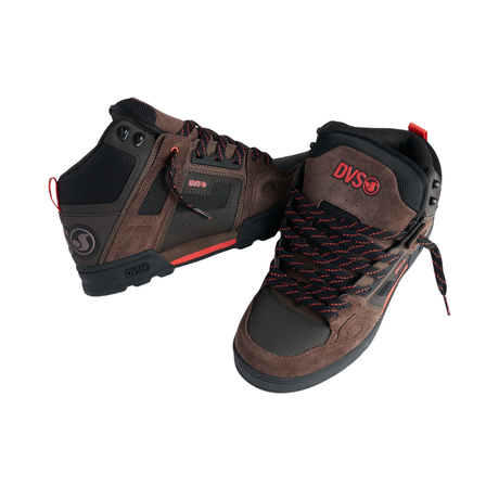 DVS DVS Men's Comanche Boot - Coffee Black Orange Suede Coffee Black Orange Suede 10 Mens Winter Boots 6 to 18