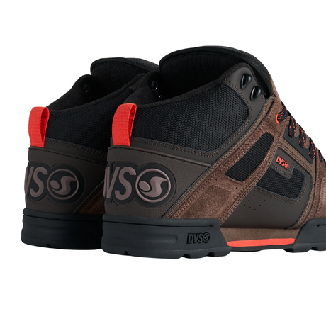 DVS DVS Men's Comanche Boot - Coffee Black Orange Suede Coffee Black Orange Suede 10 Mens Winter Boots 6 to 18