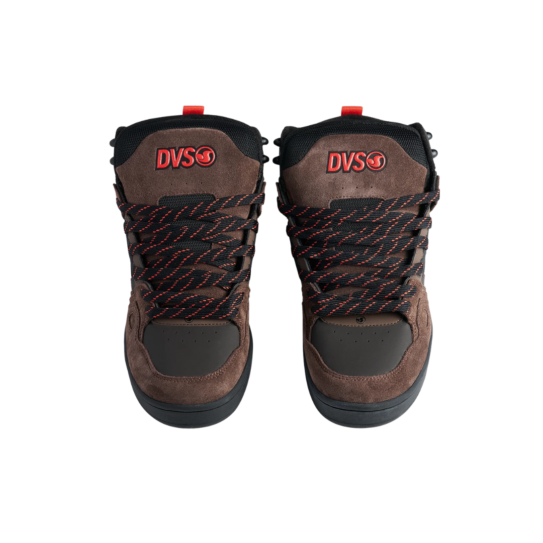 DVS DVS Men's Comanche Boot - Coffee Black Orange Suede Coffee Black Orange Suede 10 Mens Winter Boots 6 to 18