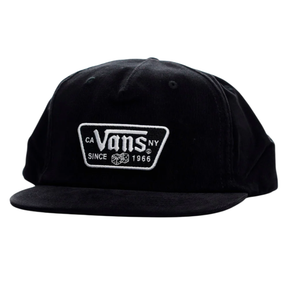 Vans Vans Men's KNU Patch Unstructured - Black Black One Size Mens Hats Flat Brim