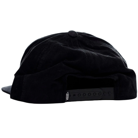 Vans Vans Men's KNU Patch Unstructured - Black Black One Size Mens Hats Flat Brim