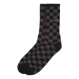 Vans Vans Men's Checkerboard Crew - Black-Charcoal Black-Charcoal M Mens Socks