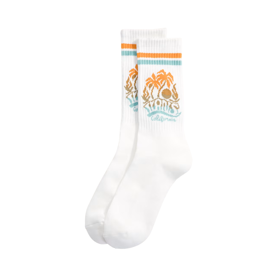 Vans Vans Men's Ledes Crew - White White M Mens Socks