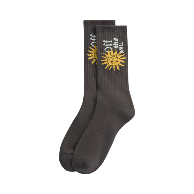 Vans Vans Men's Ledes Crew - Faded Black Faded Black M Mens Socks