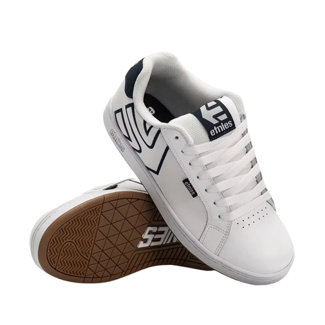 etnies etnies Men's Fader - White/White/Navy White/White/Navy 9 Mens Skate Shoes 6 to 18