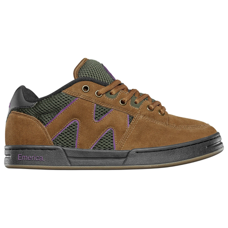 Emerica Emerica Men's OG-1 Shoe- Brown/Green Brown/Green 9 Mens Skate Shoes 6 to 18