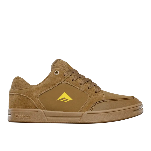 Emerica Emerica Men's Heritic Shoe - Brown/Gum Brown/Gum 9 Mens Skate Shoes 6 to 18