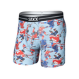 Saxx Saxx Men's Volt Breathable Mesh Boxer Brief - Hockey Brawl-Blue Hockey Brawl-Blue M Mens Boxer Brief Underwear