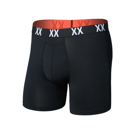 Saxx Saxx Men's Multi-Sport Mesh Boxer Brief Fly - Black/XX WB Black/XX WB M Mens Boxer Brief Underwear