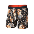 Saxx Saxx Men's Multi-Sport Mesh Boxer Brief Fly - Gold Skull-Black Gold Skull-Black M Mens Boxer Brief Underwear