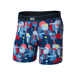 Saxx Saxx Men's Daytripper Comfort Stretch Boxer Brief Fly - Pickle Paddle-Navy Dawn Pickle Paddle-Navy Dawn M Mens Boxer Brief Underwear
