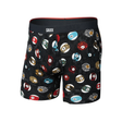 Saxx Saxx Men's Vibe Xtra Soft Comfort Boxer Brief Fly - Billiard Parlor-Black Billiard Parlor-Black M Mens Boxer Brief Underwear