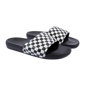 Vans Van's Men's MTE La Costa Slide-on - Checkerboard True White/Black Checkerboard True White/Black 9 Mens Slip on Sandals 5 to 11