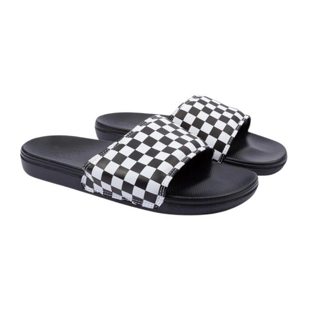 Vans Van's Men's MTE La Costa Slide-on - Checkerboard True White/Black Checkerboard True White/Black 9 Mens Slip on Sandals 5 to 11