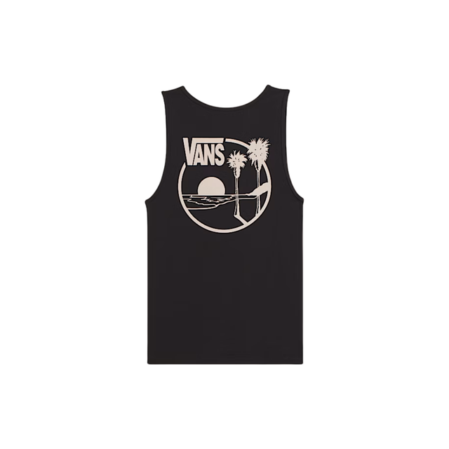 Vans Van's Men's Sano Tank - Black Black XS Mens Sleeveless Shirts