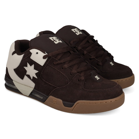 DC DC Command SE Shoes - Brown/White/Gum Brown/White/Gum 10 Mens Skate Shoes 6 to 18