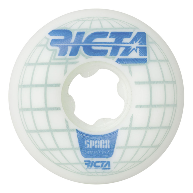 Slime Balls Ricta Wheels Mainframe Sparx White 52mm Skateboard Wheels