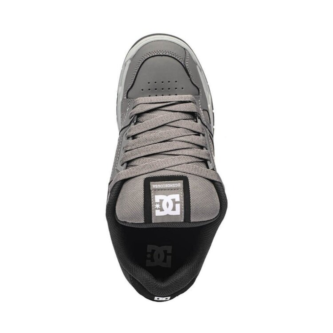 DC DC Men's Stag Shoes - Grey/BK/White Grey/BK/White 14 Mens Skate Shoes 6 to 18