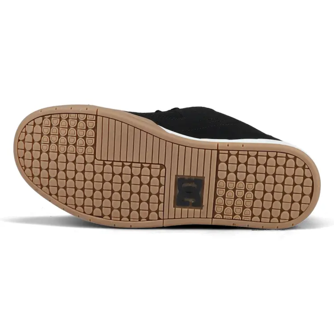DC DC Men's Command Shoes - Black/Gum Black/Gum 9.5 Mens Skate Shoes 6 to 18