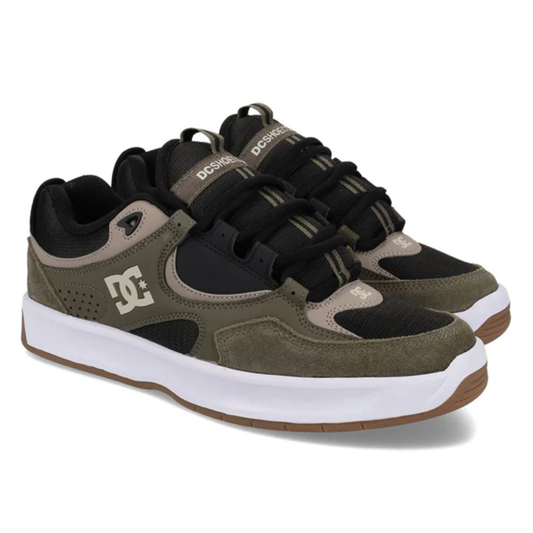 DC DC Men's Kalynx Zero S Shoes - DK Grey/Olive/Taupe DK Grey/Olive/Taupe 9 Mens Skate Shoes 6 to 18