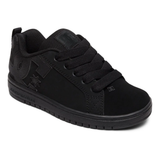 DC DC Youth Court Graffik Shoes - Black/Black Black/Black 11.5 Youth Boys Skate Shoes 5T to 13T and 1 to 7 US Size
