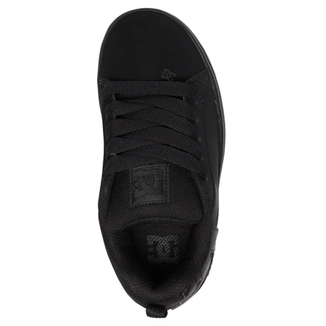 DC DC Youth Court Graffik Shoes - Black/Black Black/Black 11.5 Youth Boys Skate Shoes 5T to 13T and 1 to 7 US Size