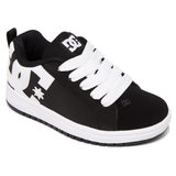 DC DC Youth Court Graffik Shoes - Black/White Black/White 10.5 Youth Boys Skate Shoes 5T to 13T and 1 to 7 US Size