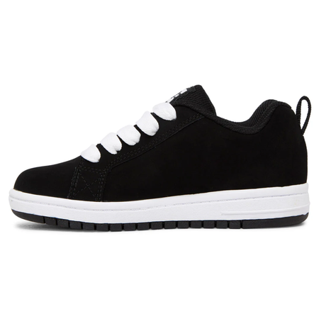 DC DC Youth Court Graffik Shoes - Black/White Black/White 10.5 Youth Boys Skate Shoes 5T to 13T and 1 to 7 US Size