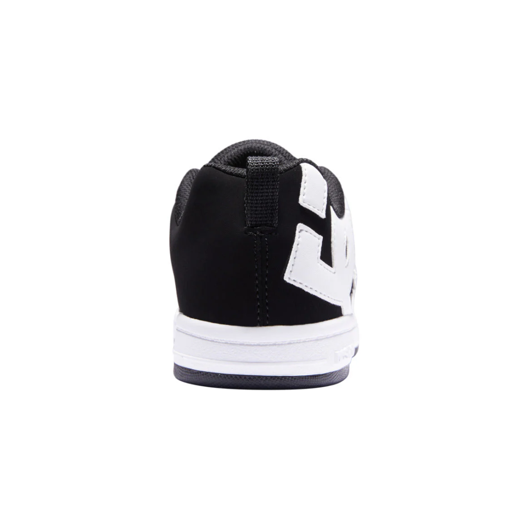 DC DC Youth Court Graffik Shoes - Black/White Black/White 10.5 Youth Boys Skate Shoes 5T to 13T and 1 to 7 US Size