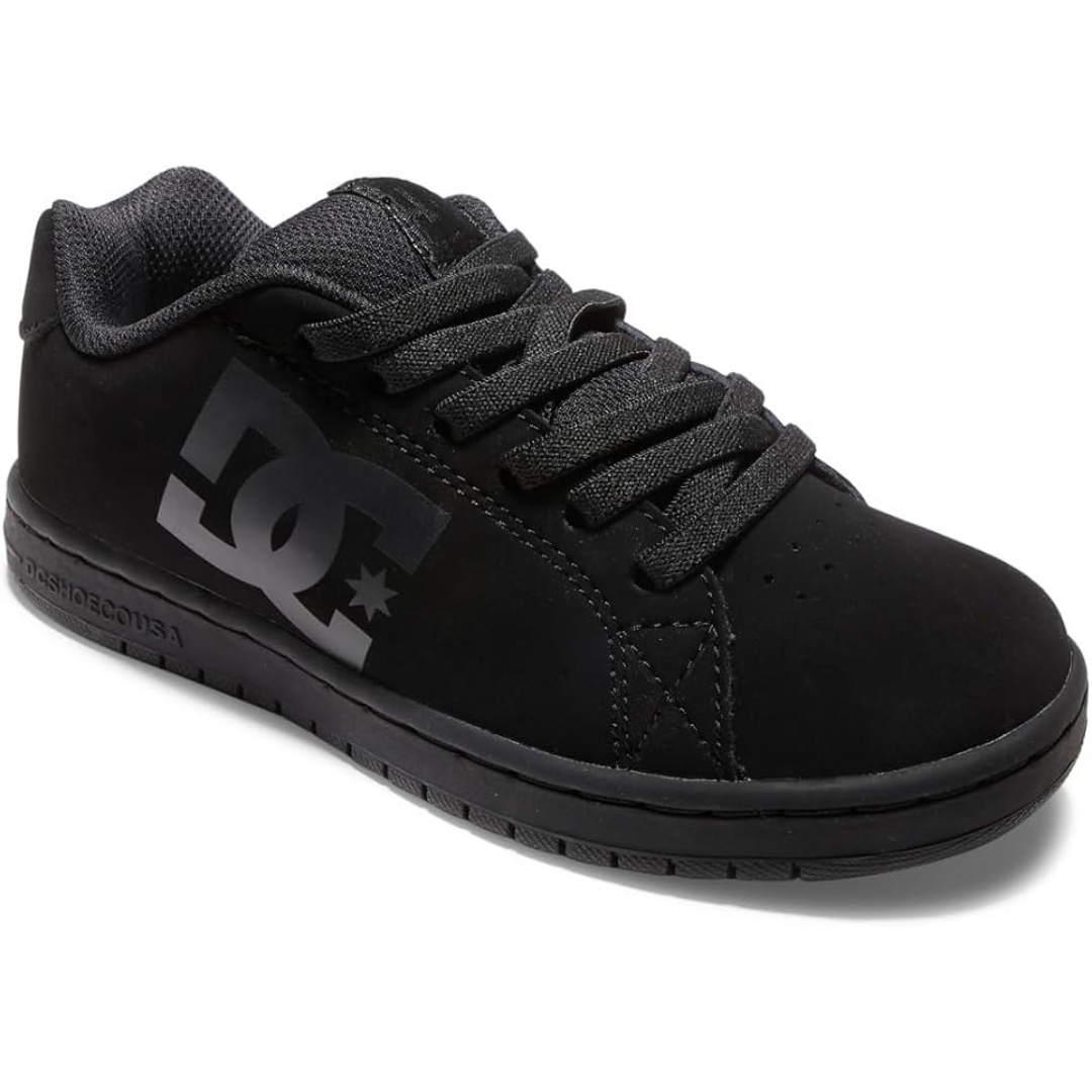 DC DC Youth Gaveler Elastic Shoes - Black Black 11 Youth Boys Skate Shoes 5T to 13T and 1 to 7 US Size