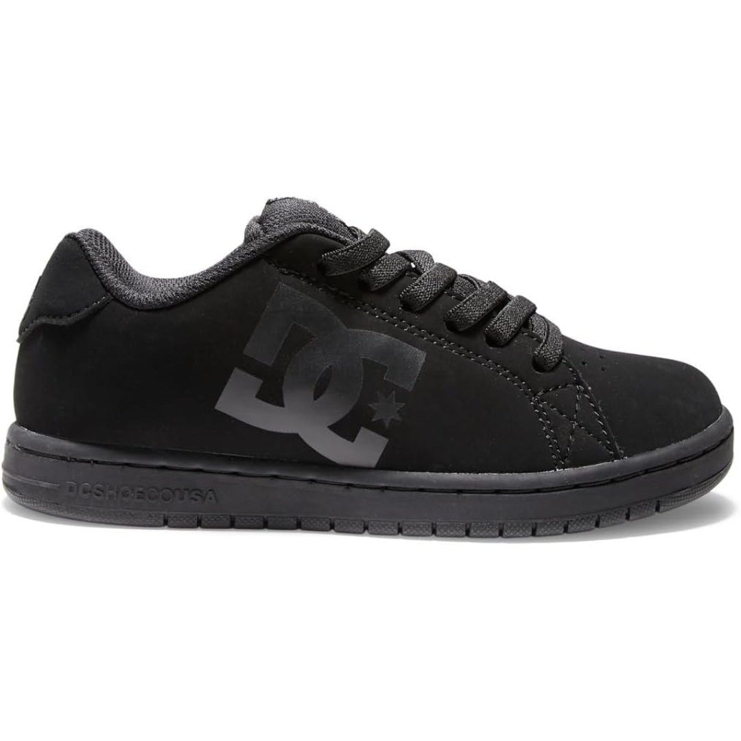 DC DC Youth Gaveler Elastic Shoes - Black Black 11 Youth Boys Skate Shoes 5T to 13T and 1 to 7 US Size