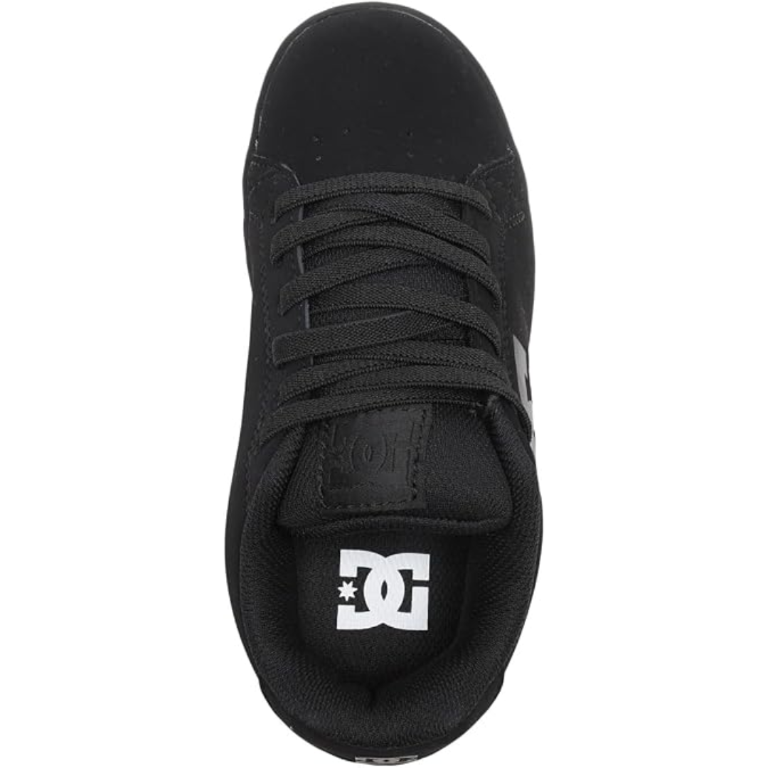DC DC Youth Gaveler Elastic Shoes - Black Black 11 Youth Boys Skate Shoes 5T to 13T and 1 to 7 US Size