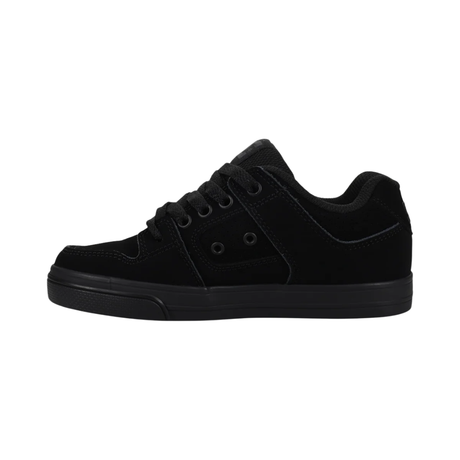 DC DC Youth Pure  Shoes - Black/Pirate Black Black/Pirate Black 10.5 Youth Boys Skate Shoes 5T to 13T and 1 to 7 US Size