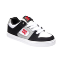DC DC Youth Pure  Shoes - White/Black/Red White/Black/Red 11 Youth Boys Skate Shoes 5T to 13T and 1 to 7 US Size