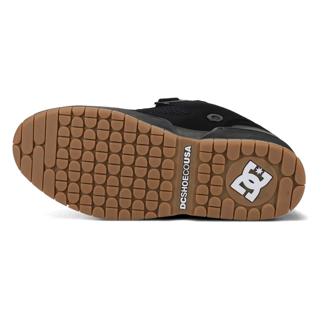 DC DC Men's JS 1  Shoes - Black/Gum Black/Gum 9 Mens Skate Shoes 6 to 18