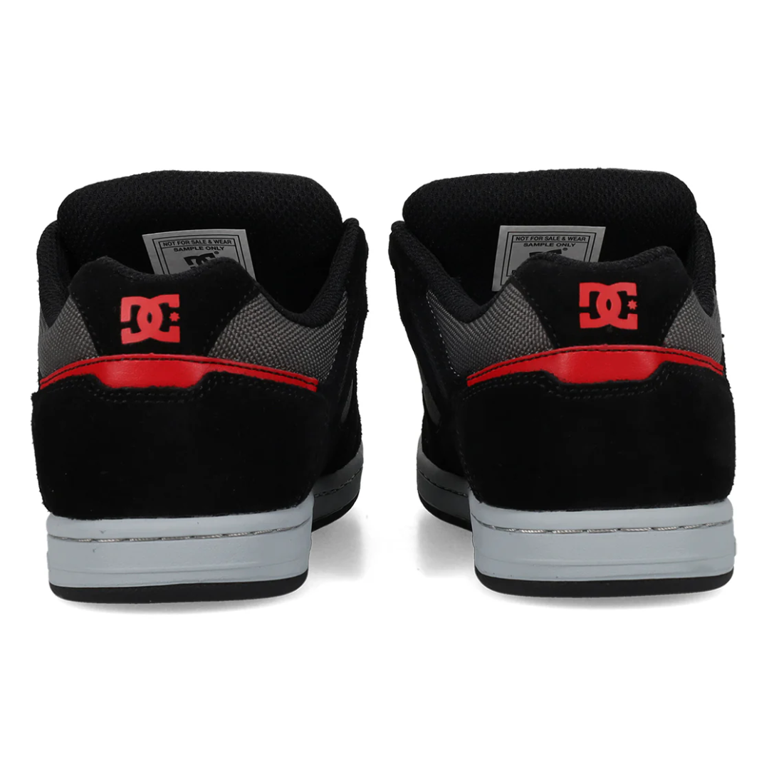 DC DC Youth Stag Shoes - Black/Grey/Red Black/Grey/Red 11 Youth Boys Skate Shoes 5T to 13T and 1 to 7 US Size