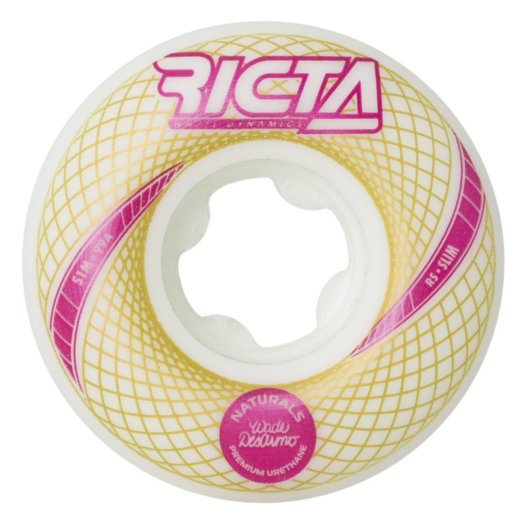 Slime Balls Ricta Wheels Desarmo Vortex White 51mm Skateboard Wheels
