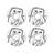 RipnDip Rip N Dip Wheels Lord Nerm White 50mm Skateboard Wheels