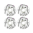 RipnDip Rip N Dip Wheels Lord Nerm White 50mm Skateboard Wheels