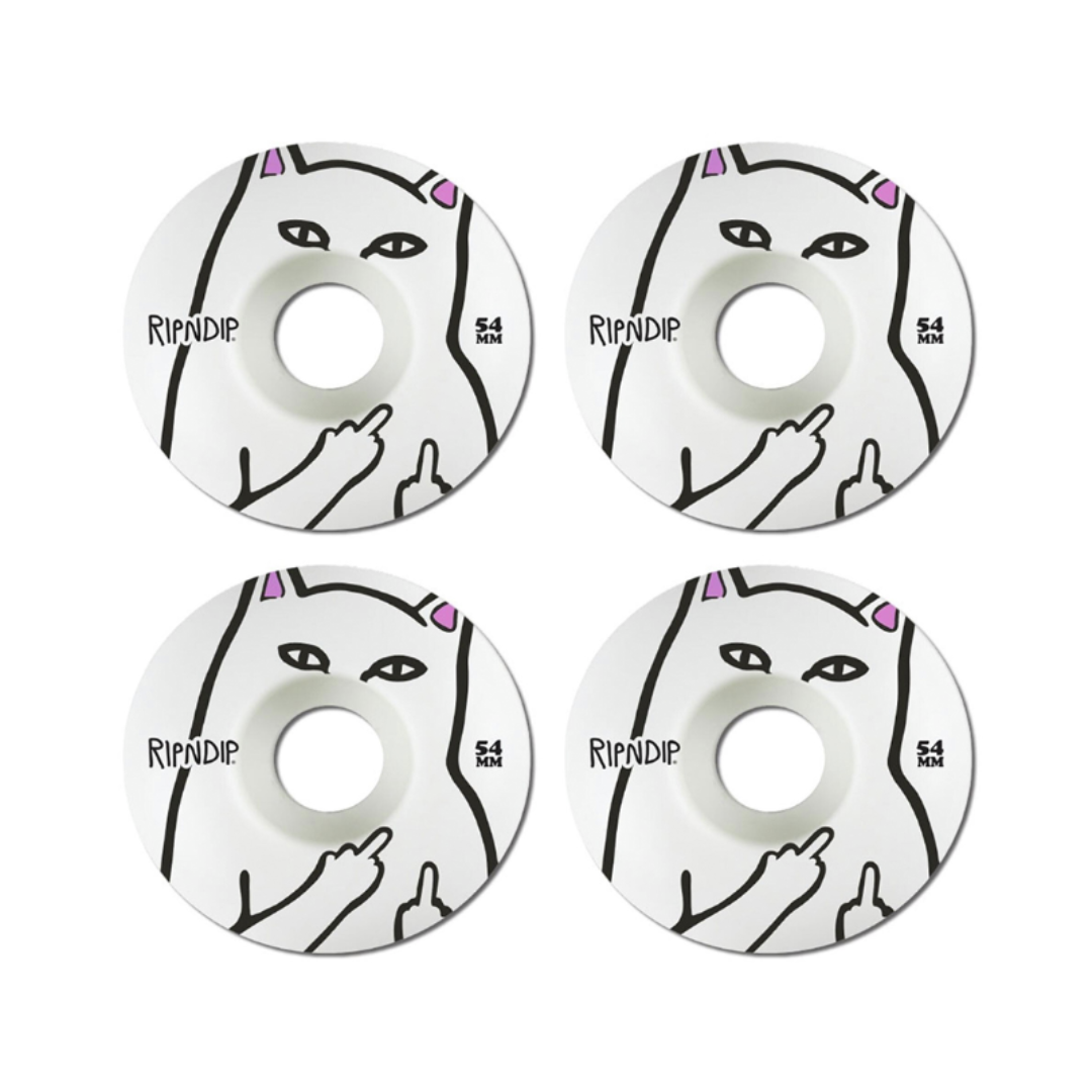 RipnDip Rip N Dip Wheels Lord Nerm White 50mm Skateboard Wheels