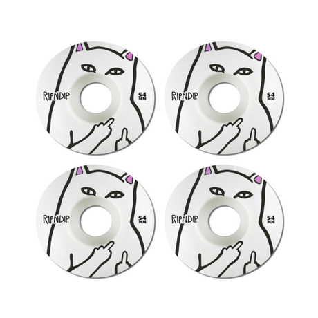 RipnDip Rip N Dip Wheels Lord Nerm White 50mm Skateboard Wheels
