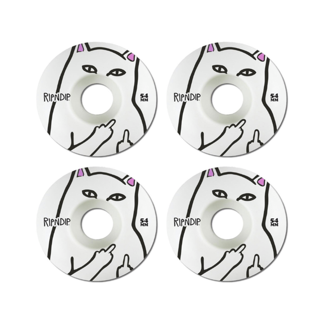 RipnDip Rip N Dip Wheels Lord Nerm White 50mm Skateboard Wheels